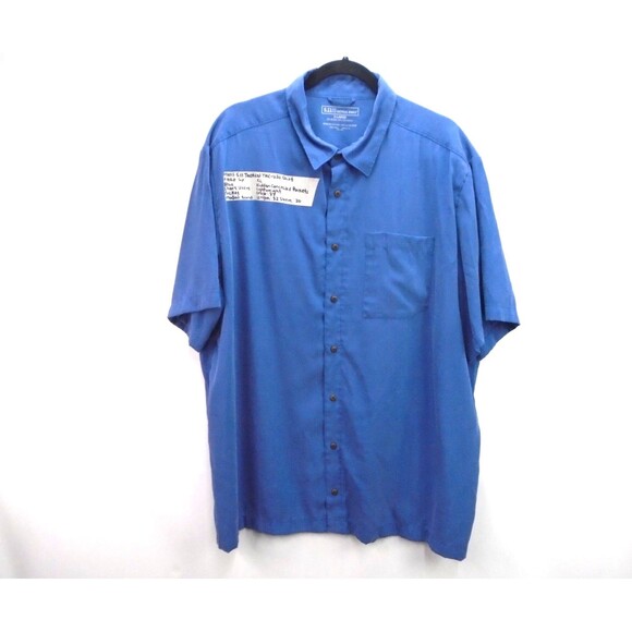 5.11 Tactical Series Mens Shirt XL TAC-U30 Short Sleeve Button Down Modal Blend - Picture 1 of 9